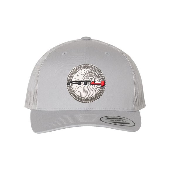 AT4 3D YP Snapback Trucker Hat- Silver - Picture 1 of 2